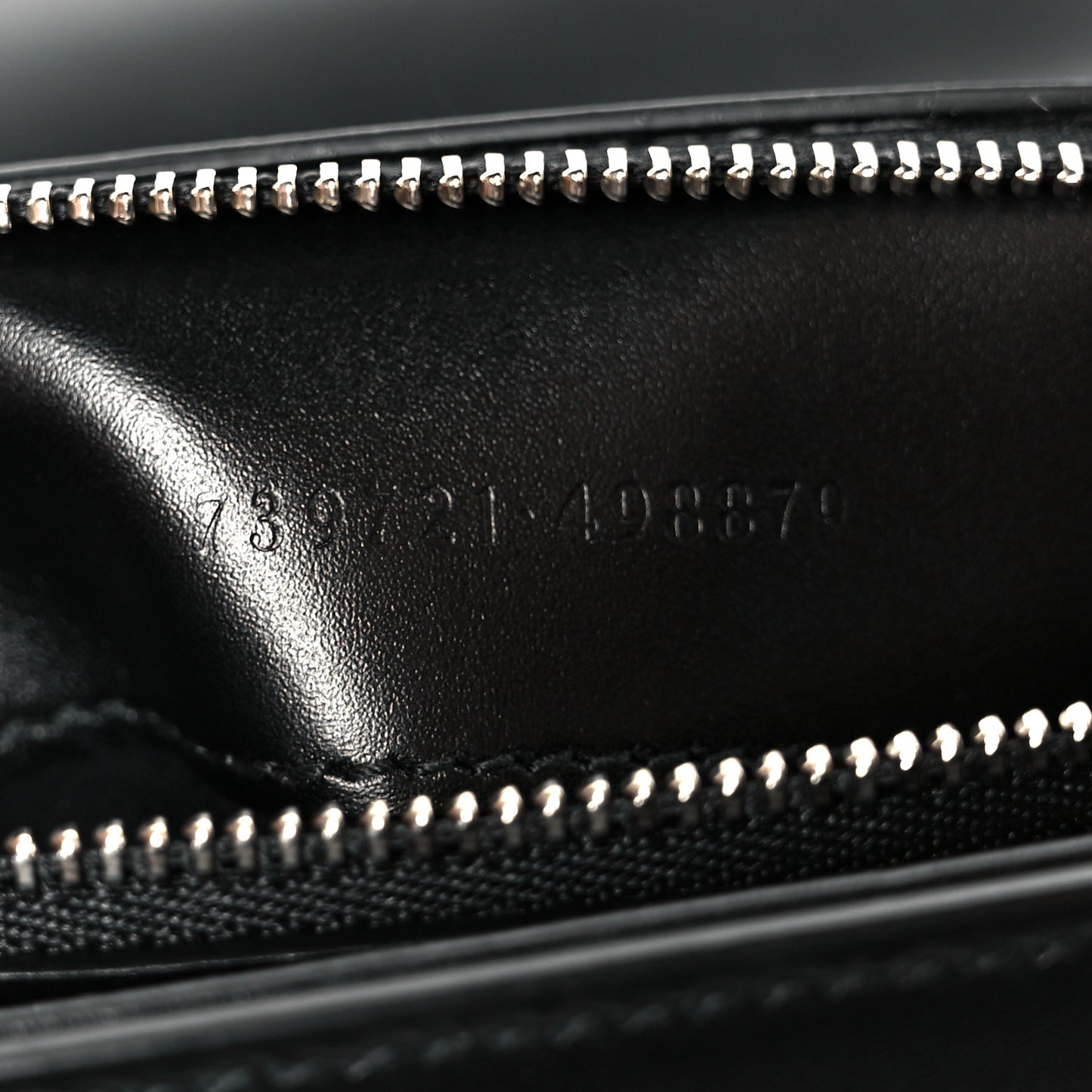 Senna Calfskin Petite GG Top Handle Shoulder Bag Black