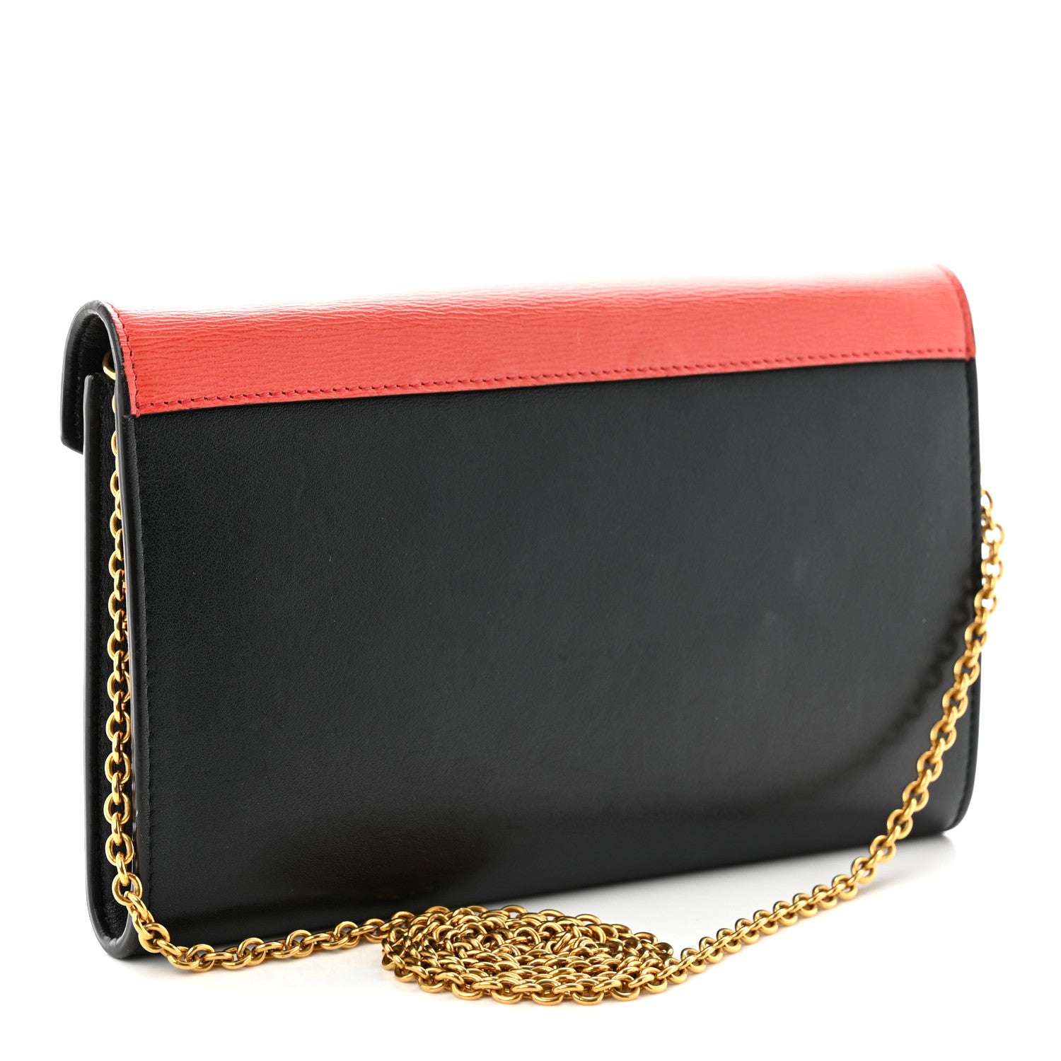 Celine Liege Calfskin Tri-Color Large Pocket Flap On Chain Multicolor 3 of 11