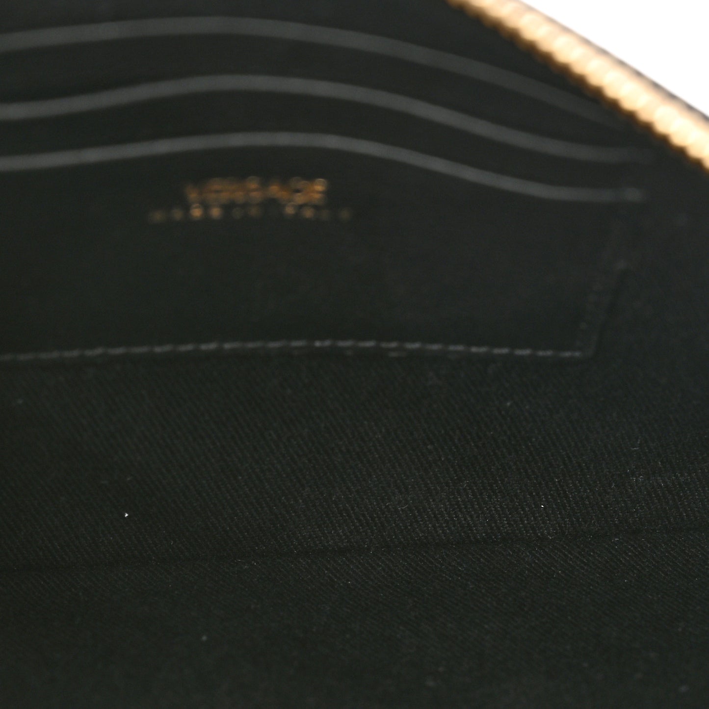 Grained Calfskin La Medusa Pouch Black