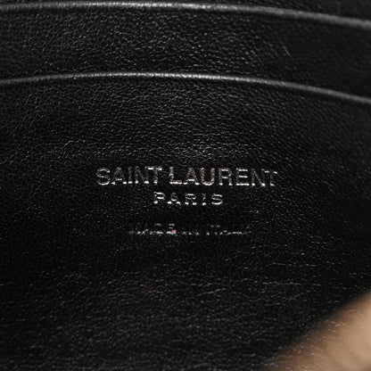 Saint Laurent Grain De Poudre Matelasse Monochrome Monogram Mini Lou Camera Bag Black 6 of 10
