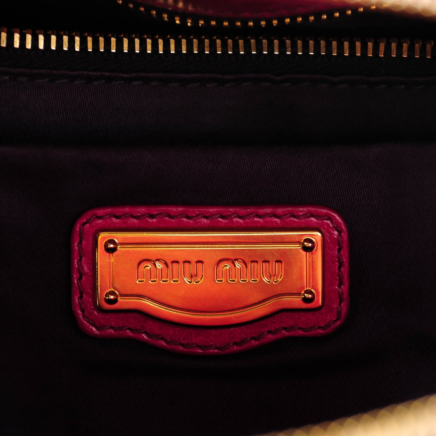 Vitello Lux Large Bow Bag Ibisco