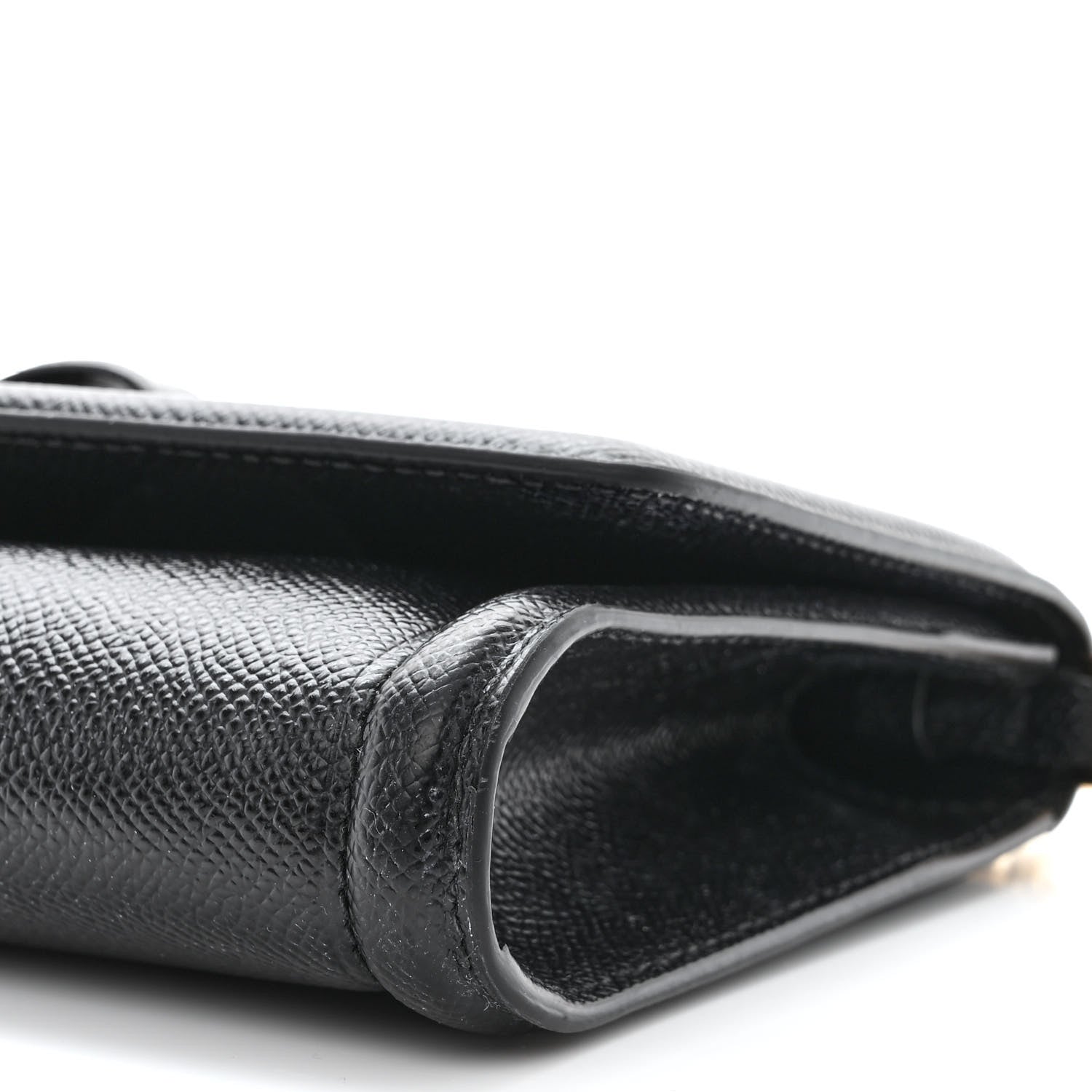 Salvatore Ferragamo Hammered Calfskin Vara Bow Minibag Black 10 of 11