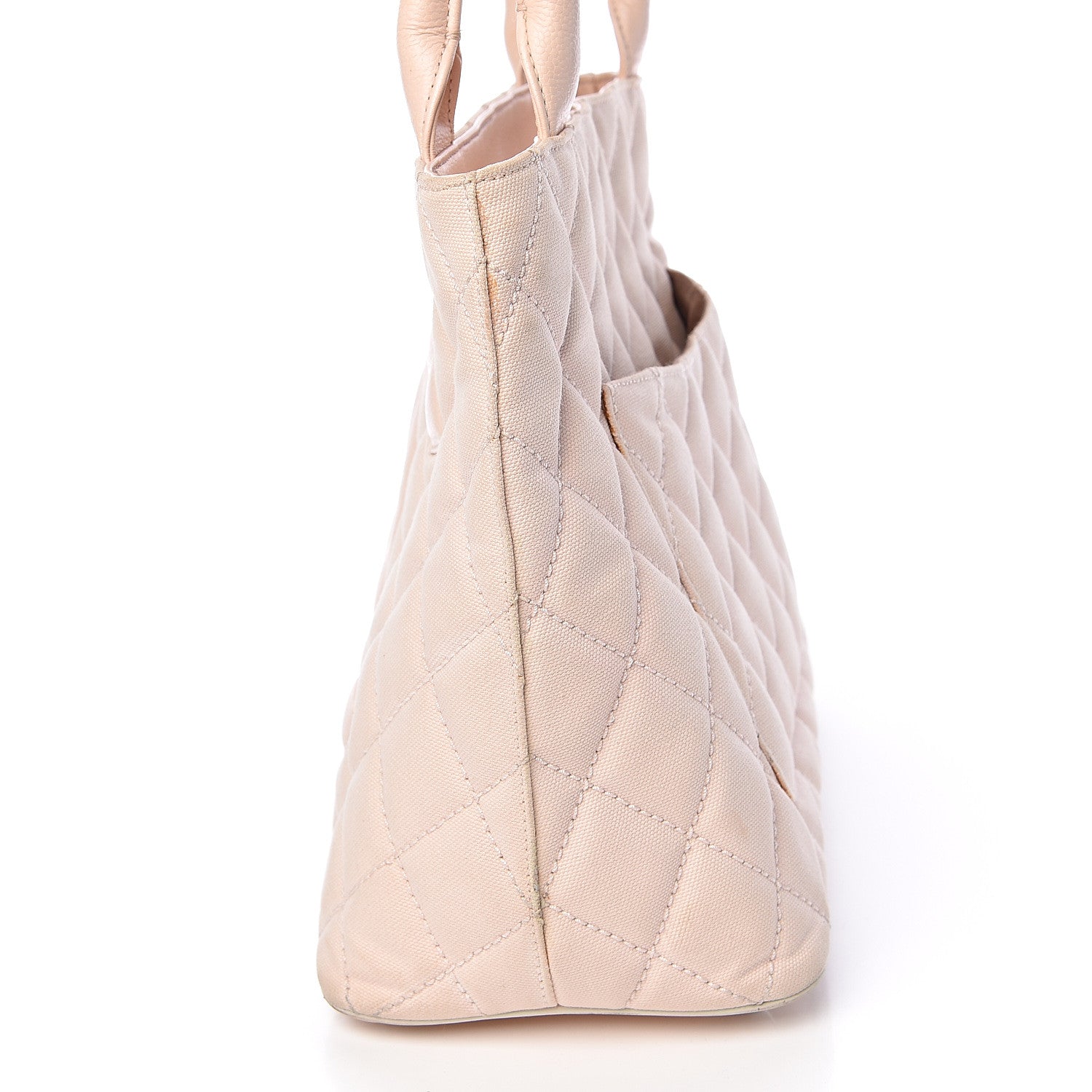 Chanel Canvas Caviar Tassel Tote Light Pink 12 of 19