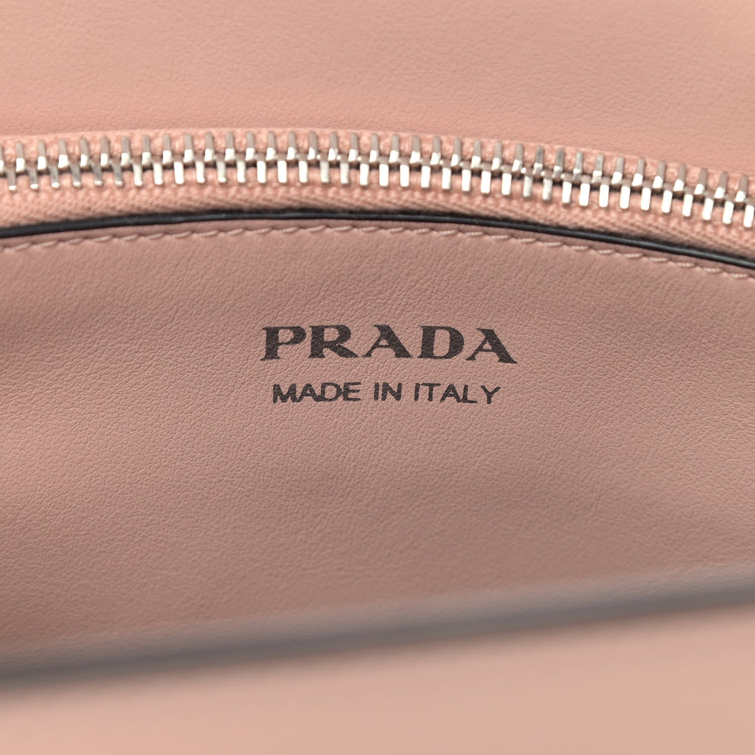 Prada Spazzolato Small Monochrome Top Handle Tote Pesca 6 of 10