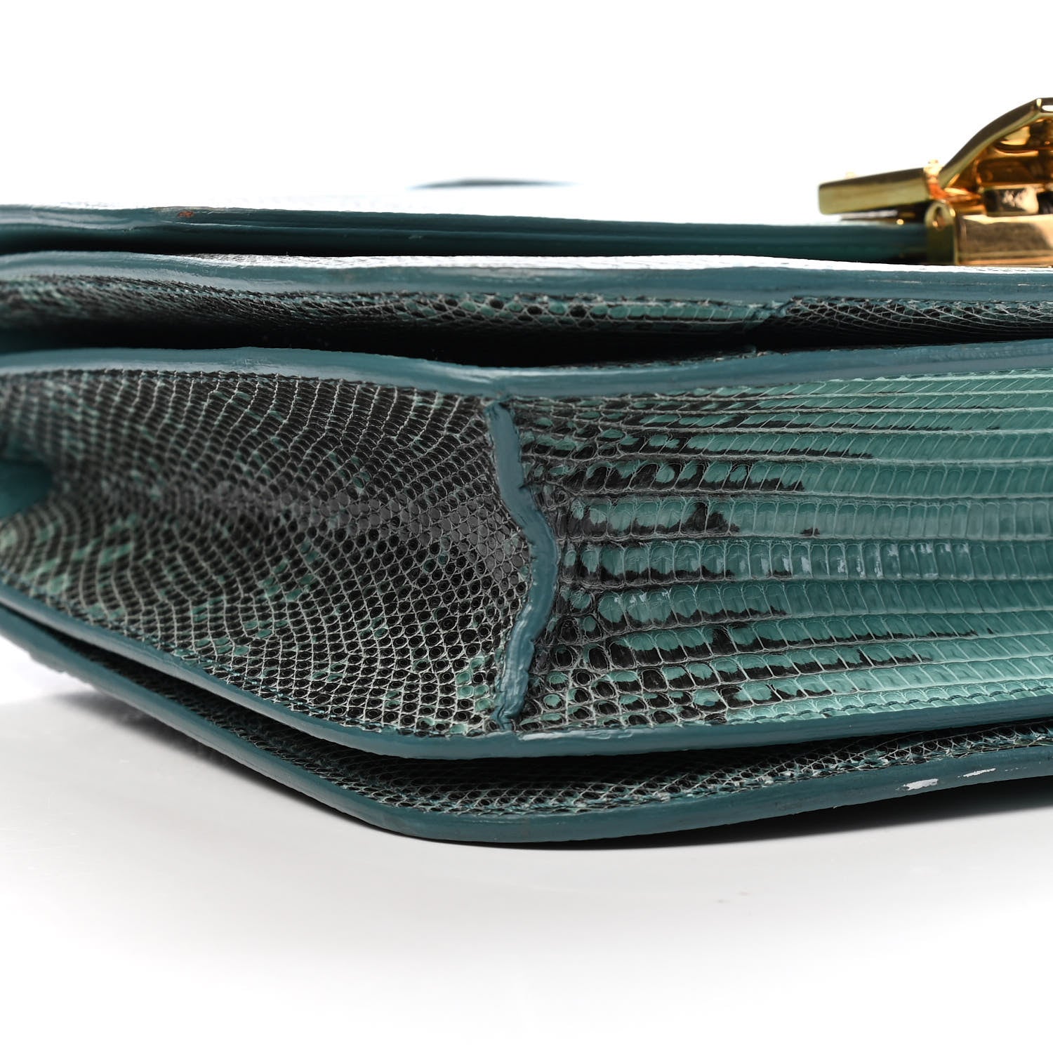 Celine Lizard Medium Classic Box Flap Bag Antarctic 7 of 8