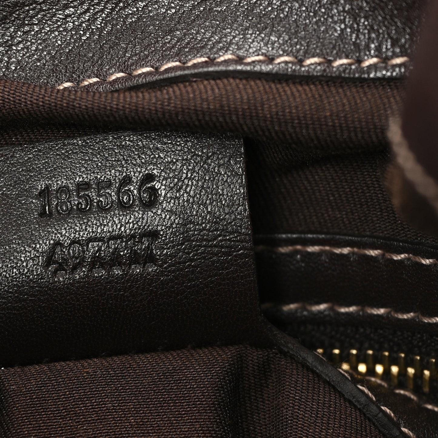 Monogram Medium Indy Top Handle Hobo Dark Brown