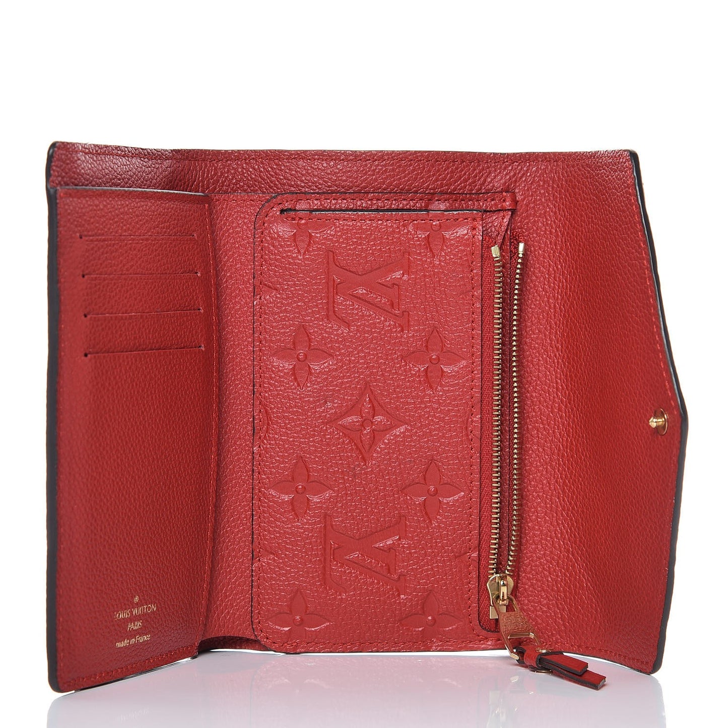 Empreinte Compact Curieuse Wallet Cherry