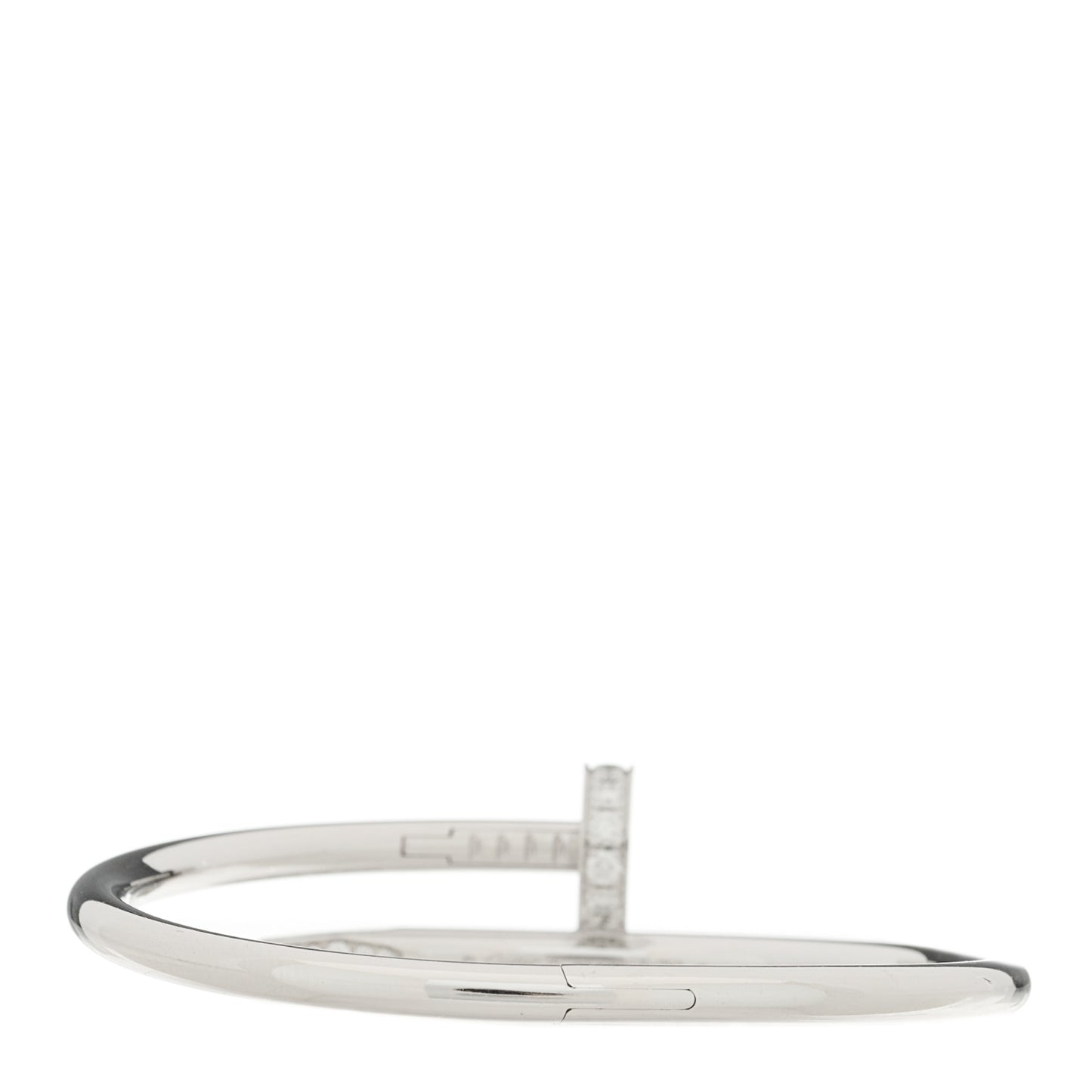 18K White Gold Diamond Juste Un Clou Bracelet 15