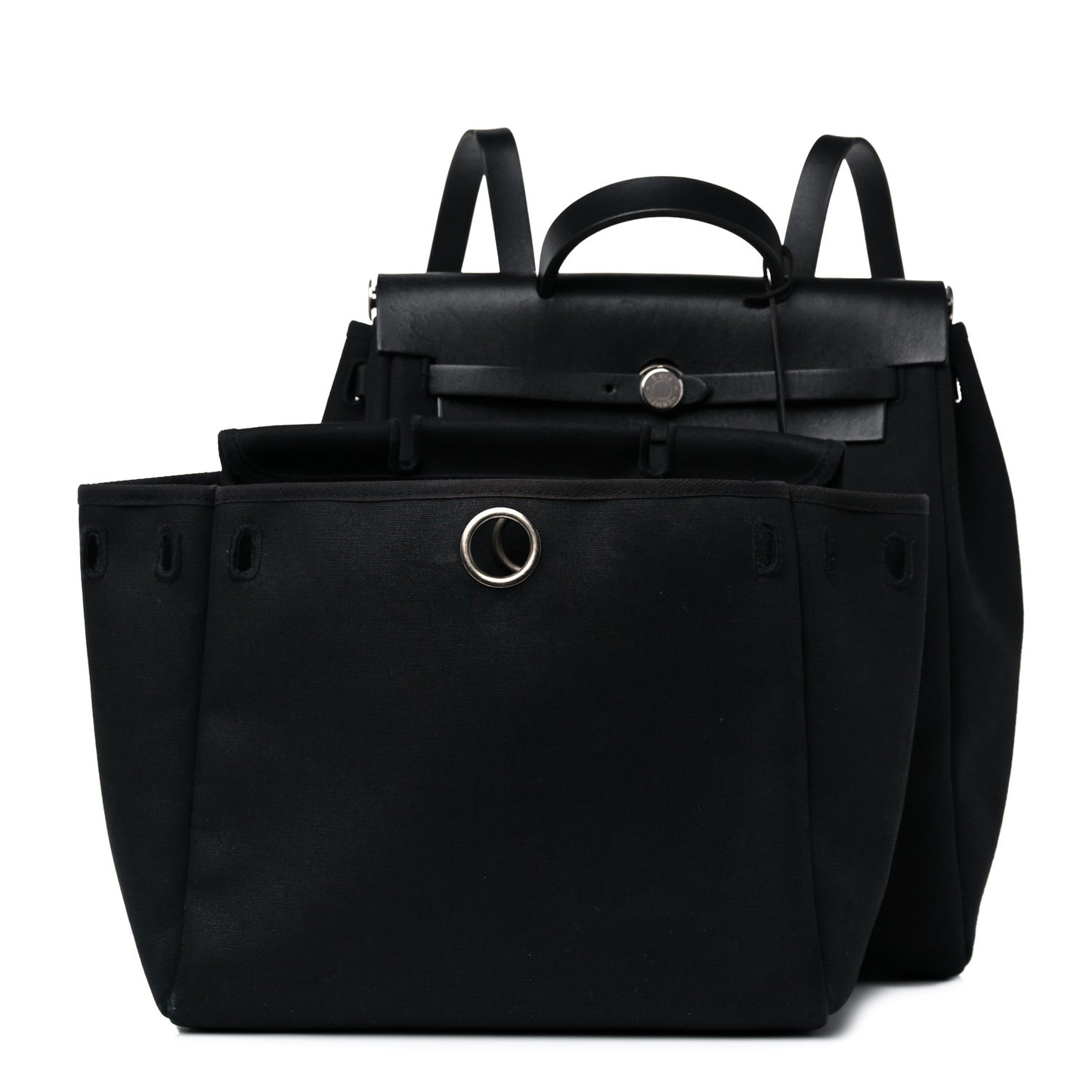 Toile Vache Calfskin Herbag 39 MM Backpack Black