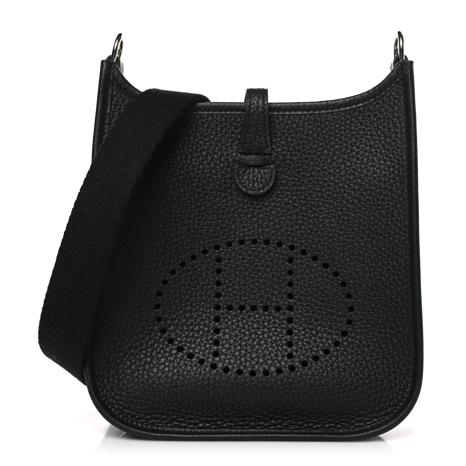 Hermes Taurillon Clemence Evelyne TPM Black 1 of 10