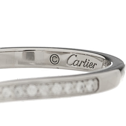 Cartier Platinum Diamond Ballerine Wedding Band Ring 47 4 6 of 6