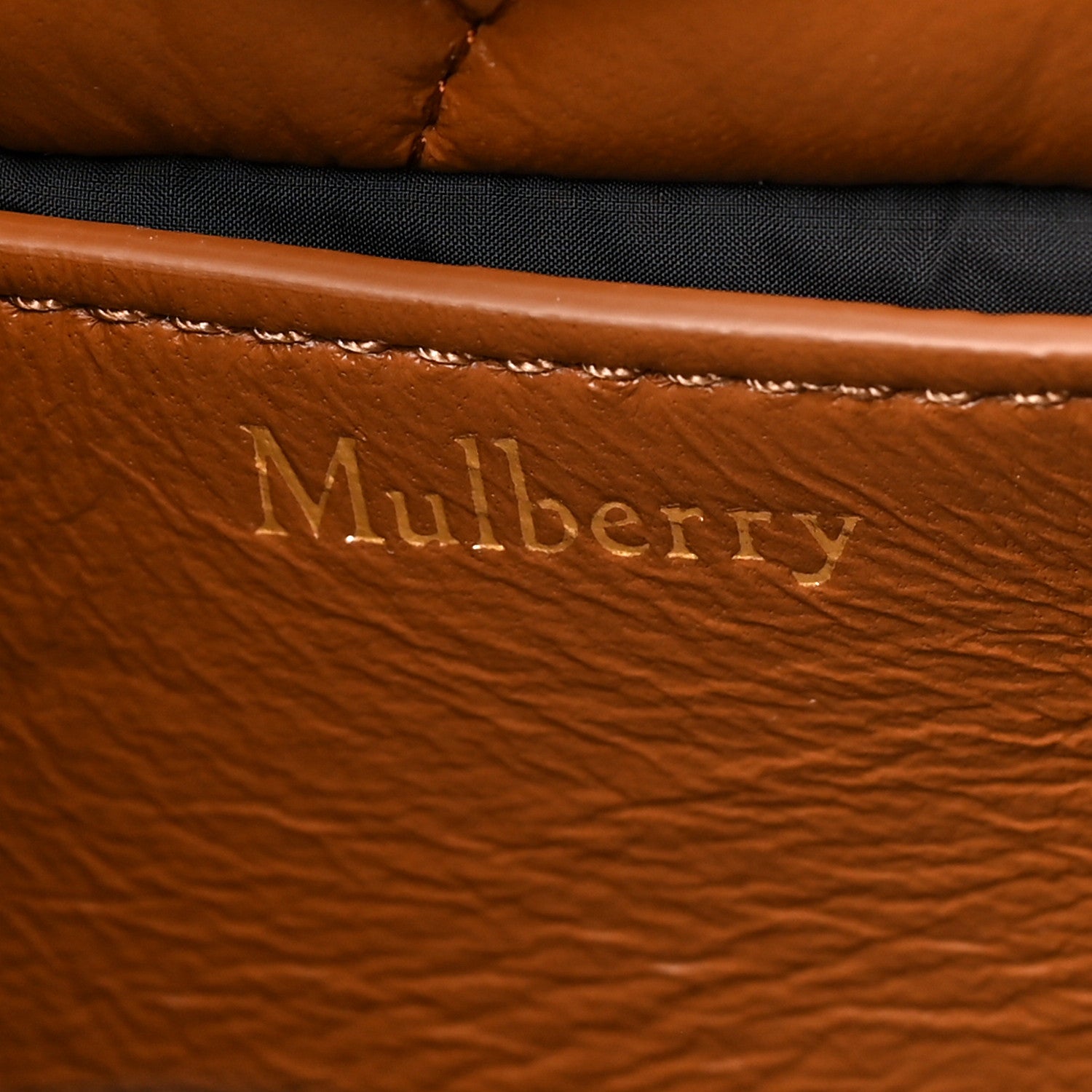 Mulberry Nappa Pillow Quilted Big Softie Tote Tobacco Brown 6 of 9