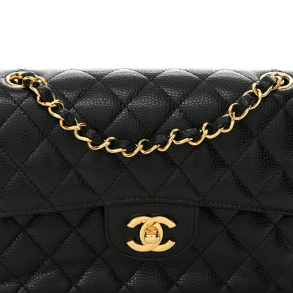 Chanel Caviar Quilted Small Double Flap Black 8 of 10