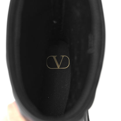 Valentino Garavani Rubber Atelier 03 Rose Edition 30/50mm Short Rainboots 40 Black 7 of 8