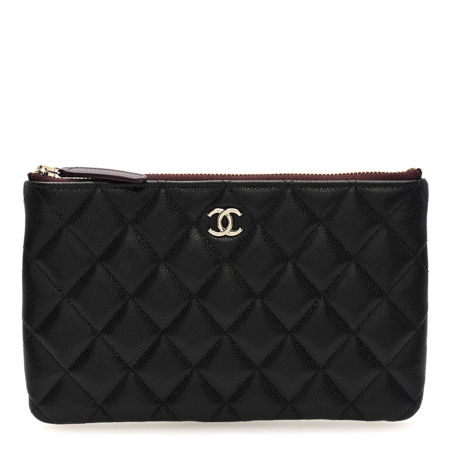 Chanel Caviar Quilted Cosmetic Case Black 1 of 6