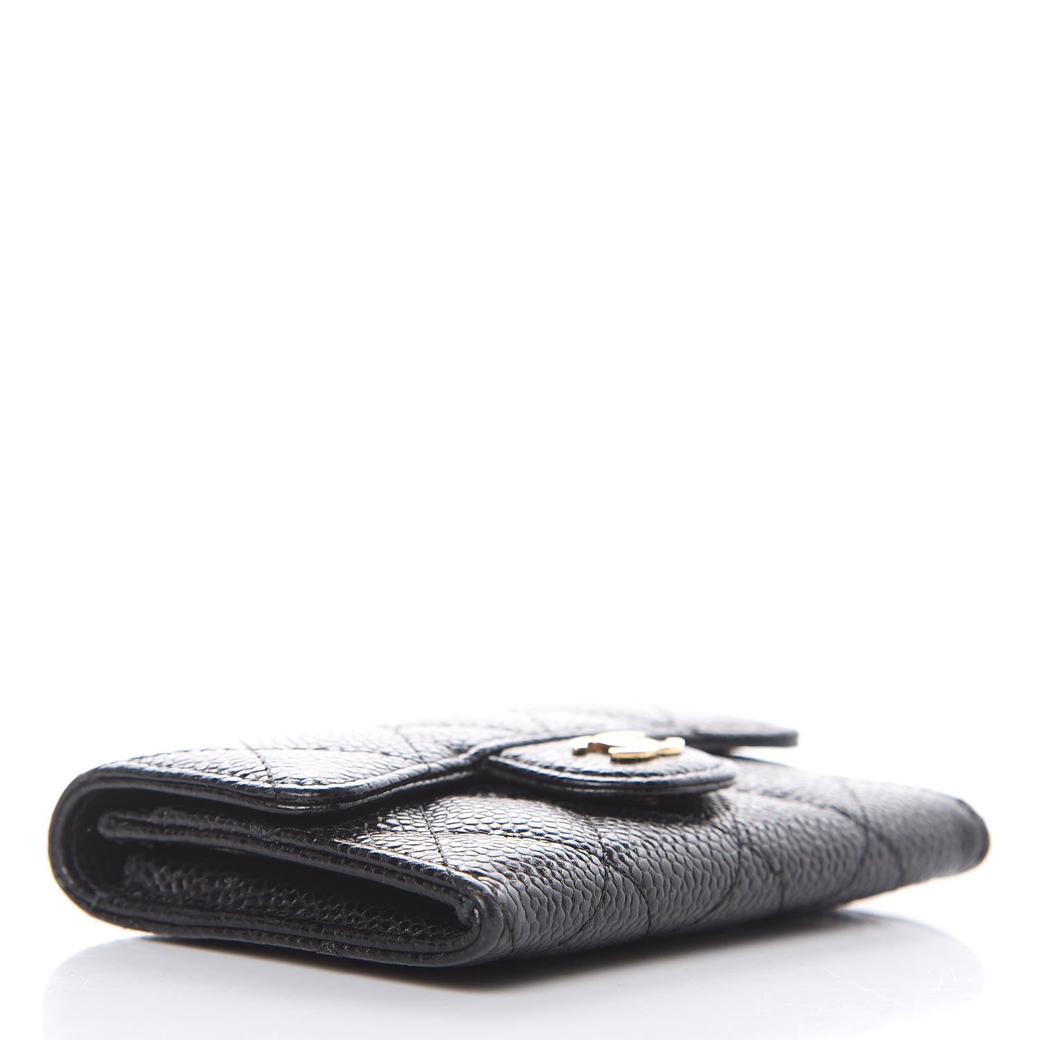 Chanel Caviar Quilted Flap Card Holder Black 4 of 11