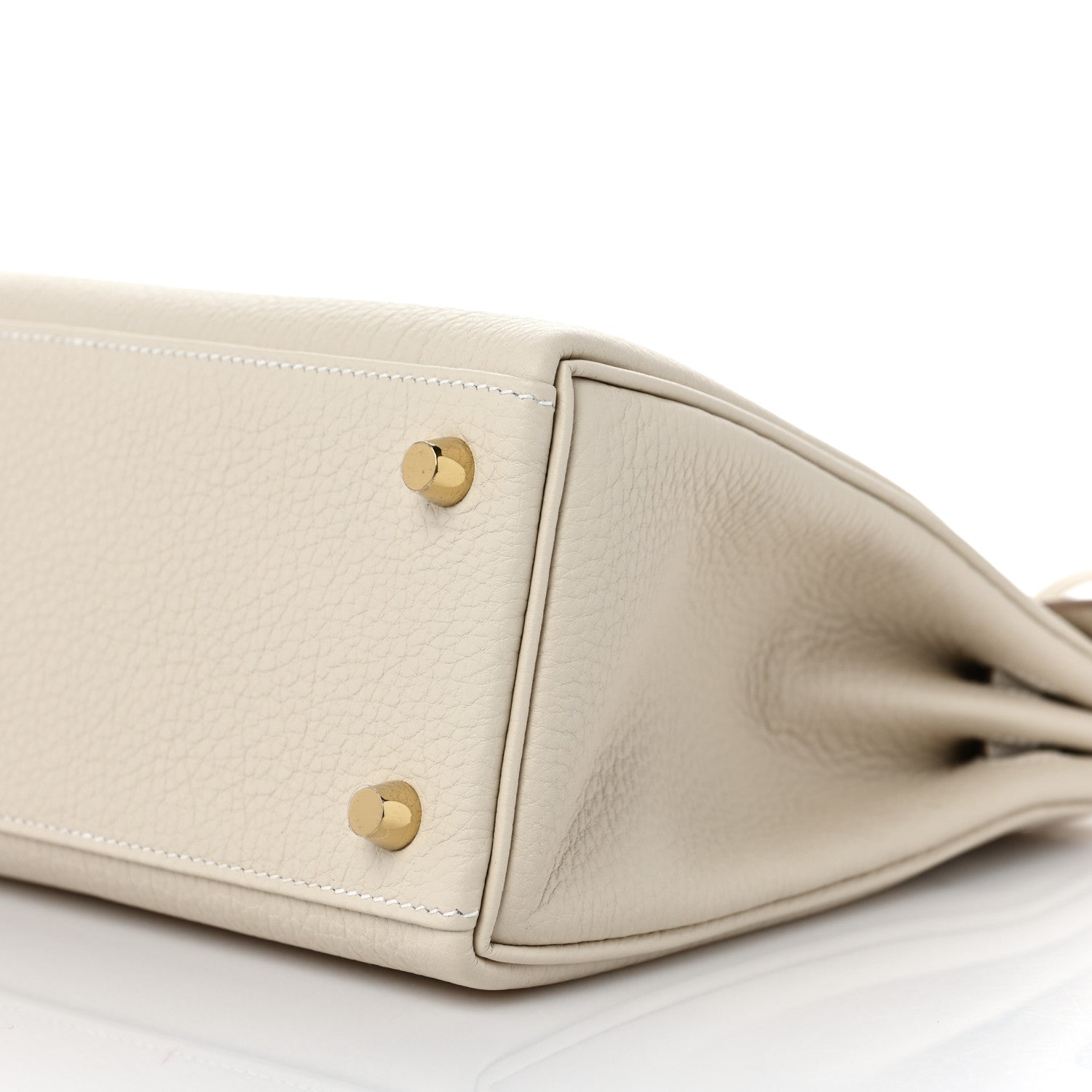 Hermes Togo Kelly Retourne 25 Craie 8 of 9