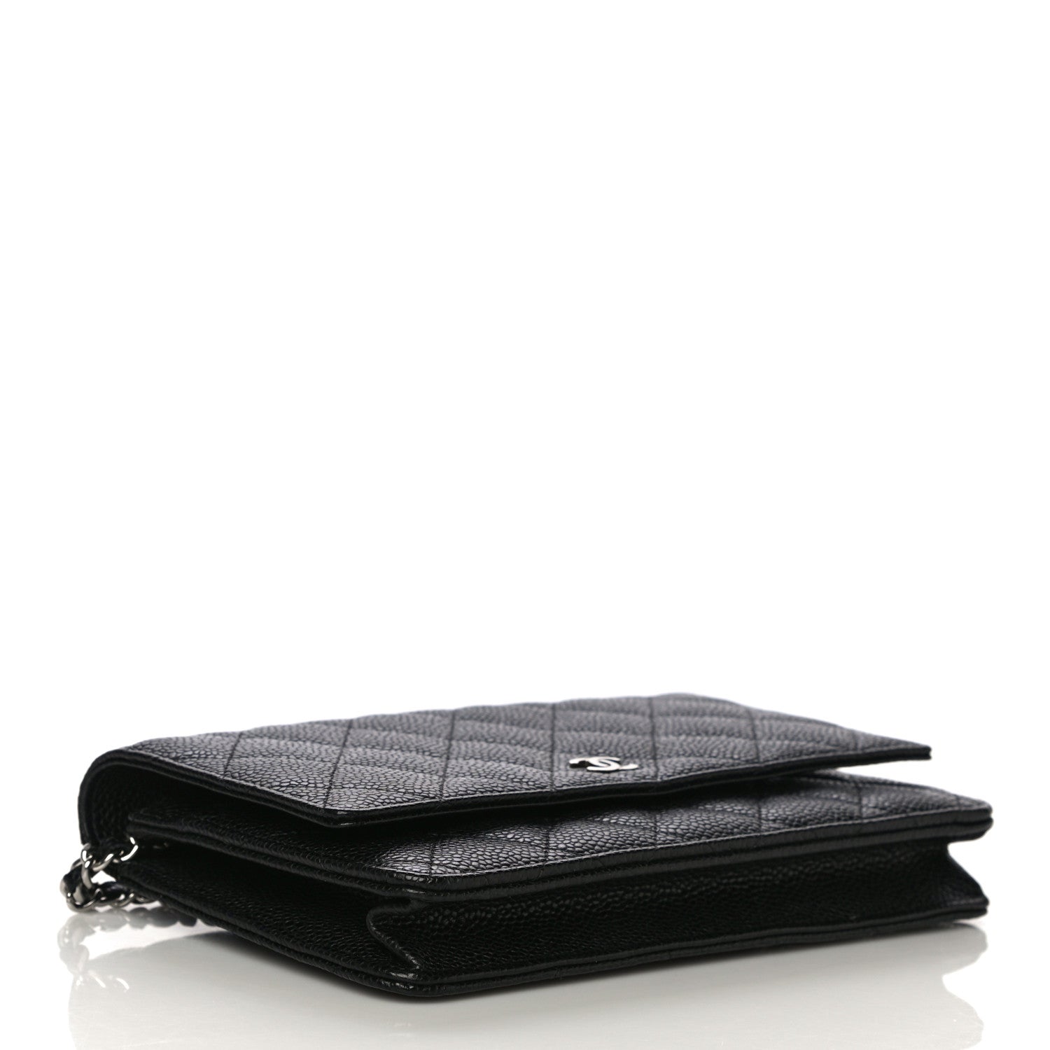 Chanel Caviar Quilted Wallet On Chain WOC Black 4 of 10