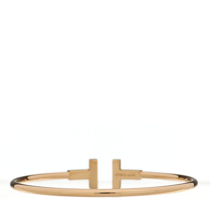 Tiffany 18K Rose Gold T Wire Bracelet 4 of 4
