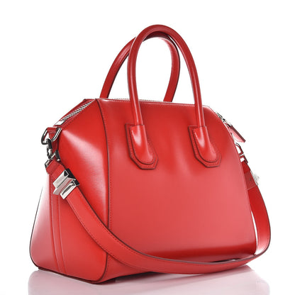 Givenchy Shiny Lord Calfskin Small Antigona Medium Red 3 of 8