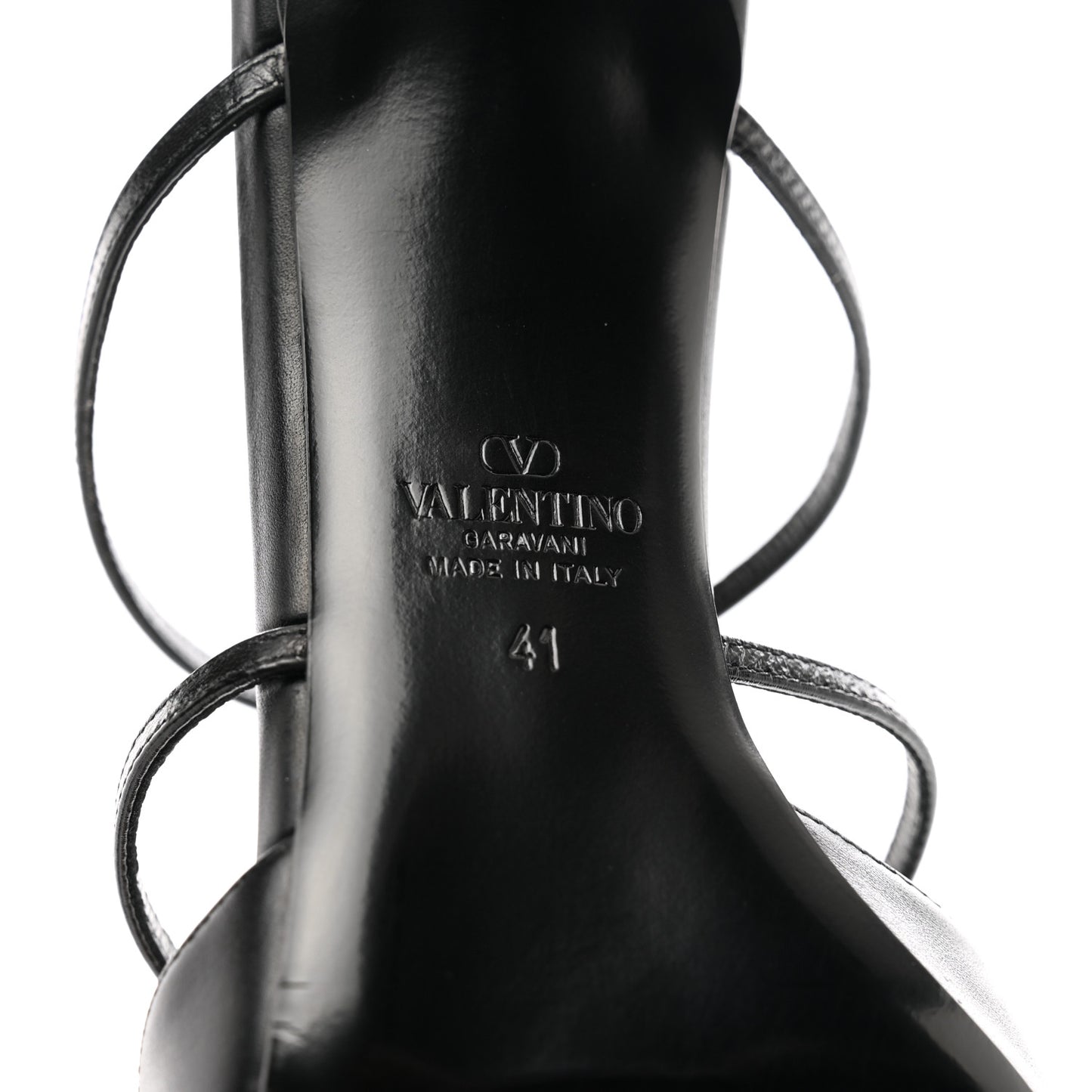 Calfskin Rockstud 60mm Wispy Mules 41 Black