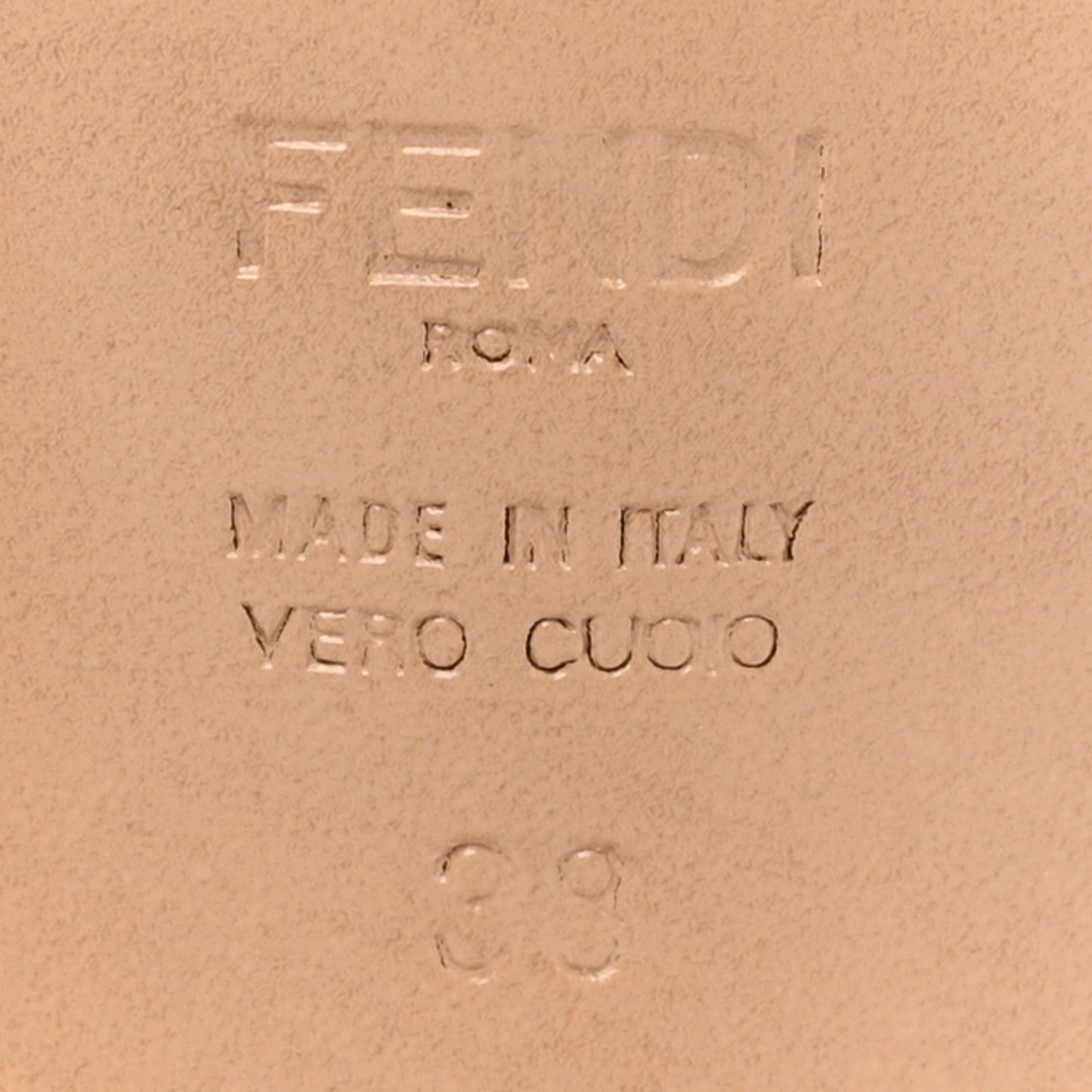 Vitello Cuoio FFold Sandals 38 Black