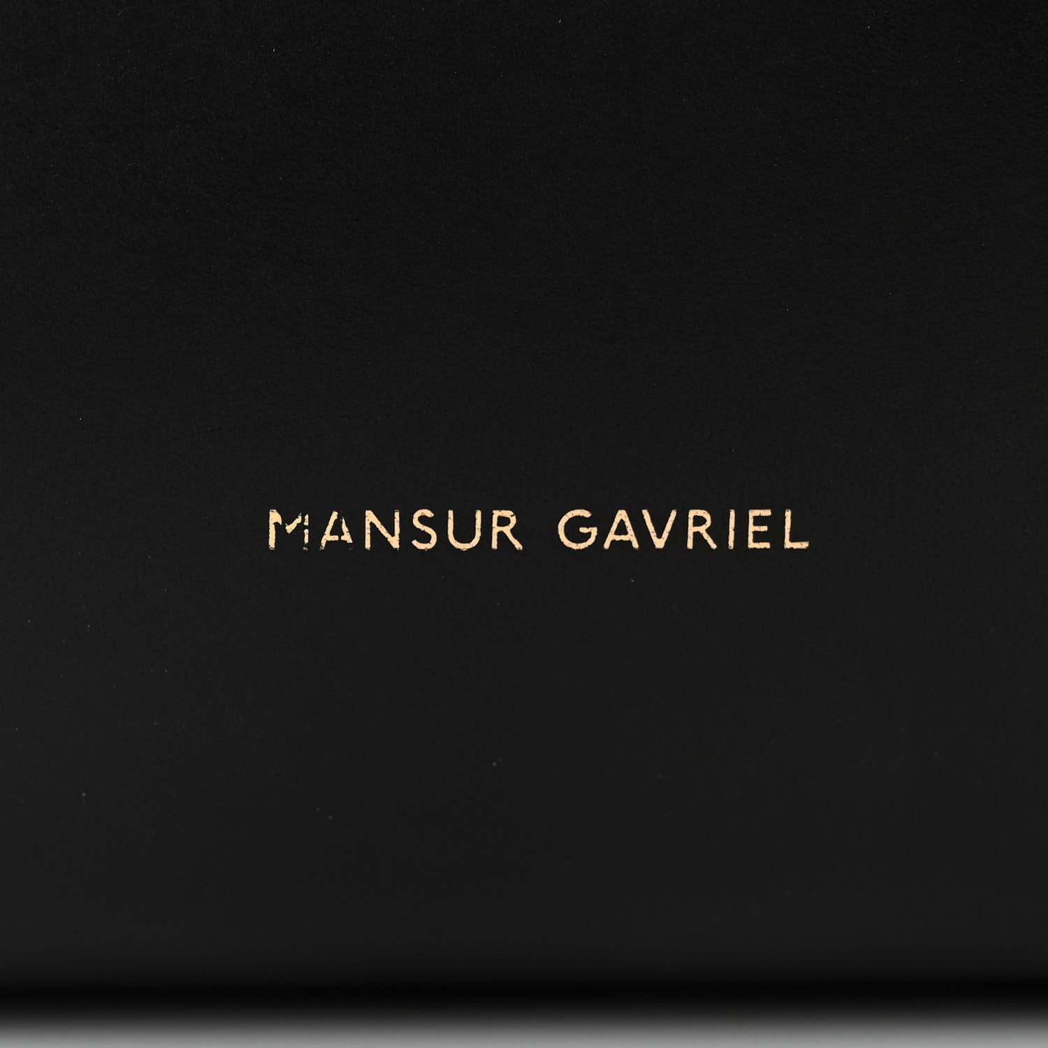 Mansur Gavriel Vegetable Tanned Calfskin Bucket Bag Black Oro 6 of 10