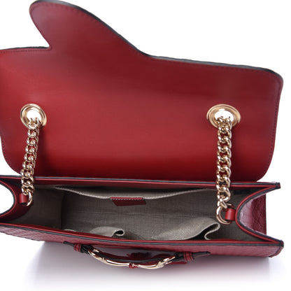 Gucci Microguccissima Medium Emily Chain Shoulder Bag Red 5 of 11