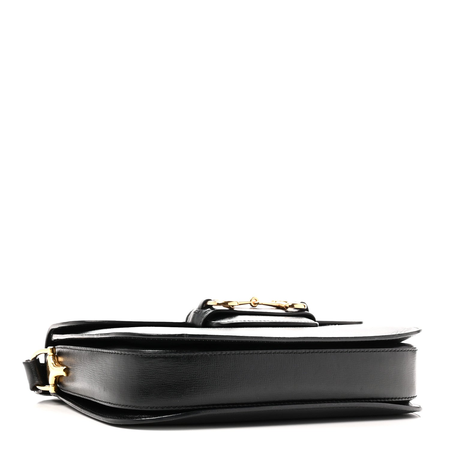 Gucci Azalea Calfskin Horsebit 1955 Shoulder Bag Black 4 of 10