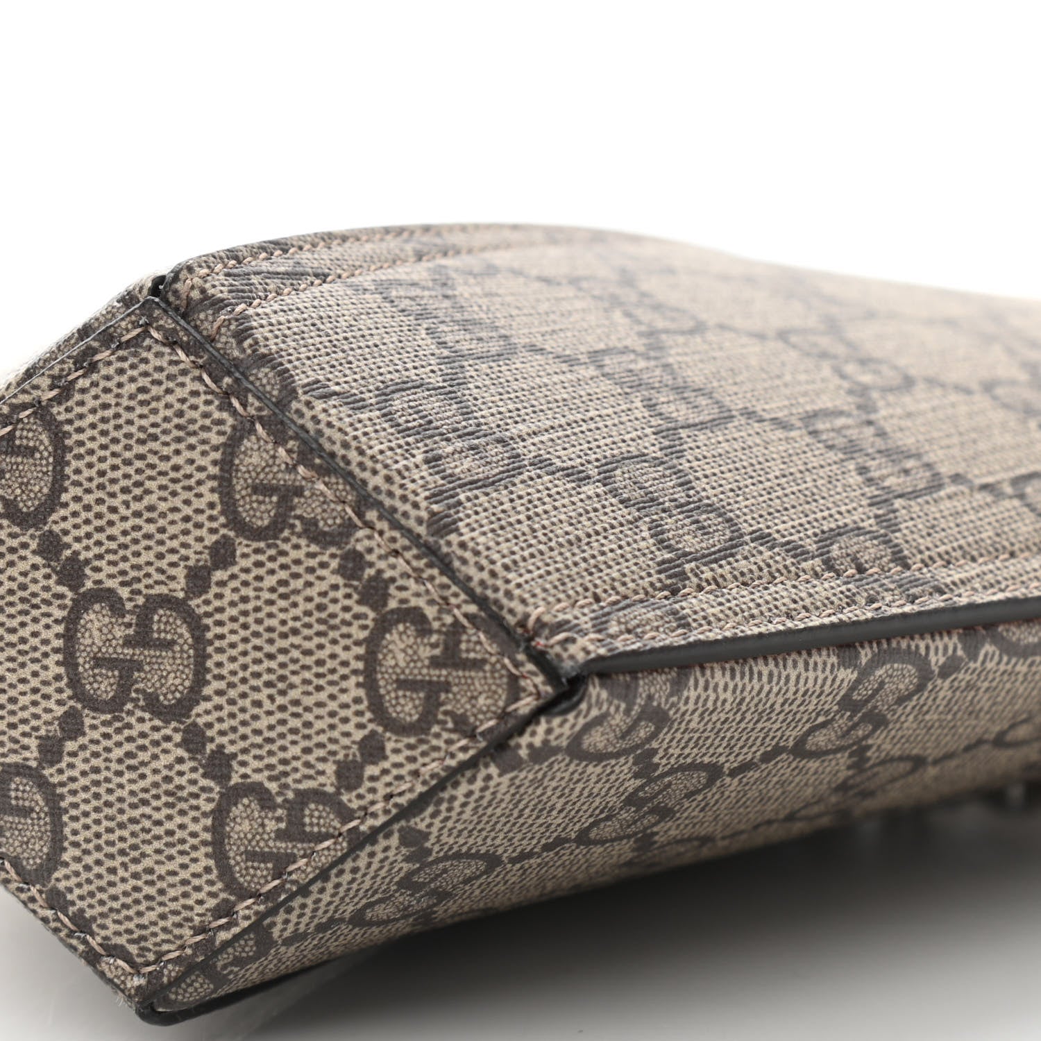 Gucci GG Supreme Monogram Love Valentines Day Small Heart Bag Beige Ebony New Geranium 9 of 9