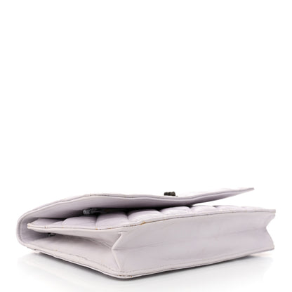 Chanel Aged Calfskin Quilted Reissue Wallet On Chain WOC White 4 of 12