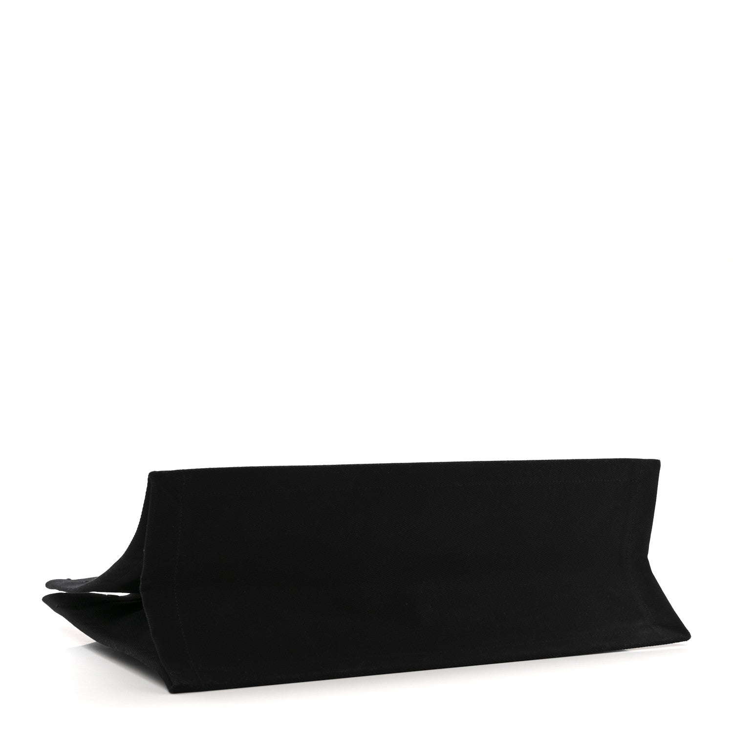 Saint Laurent Linen Calfskin Rive Gauche Tote Black 4 of 13