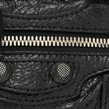 Balenciaga Agneau Arena Crystal Neo Nano Cagole Handbag Black 8 of 12
