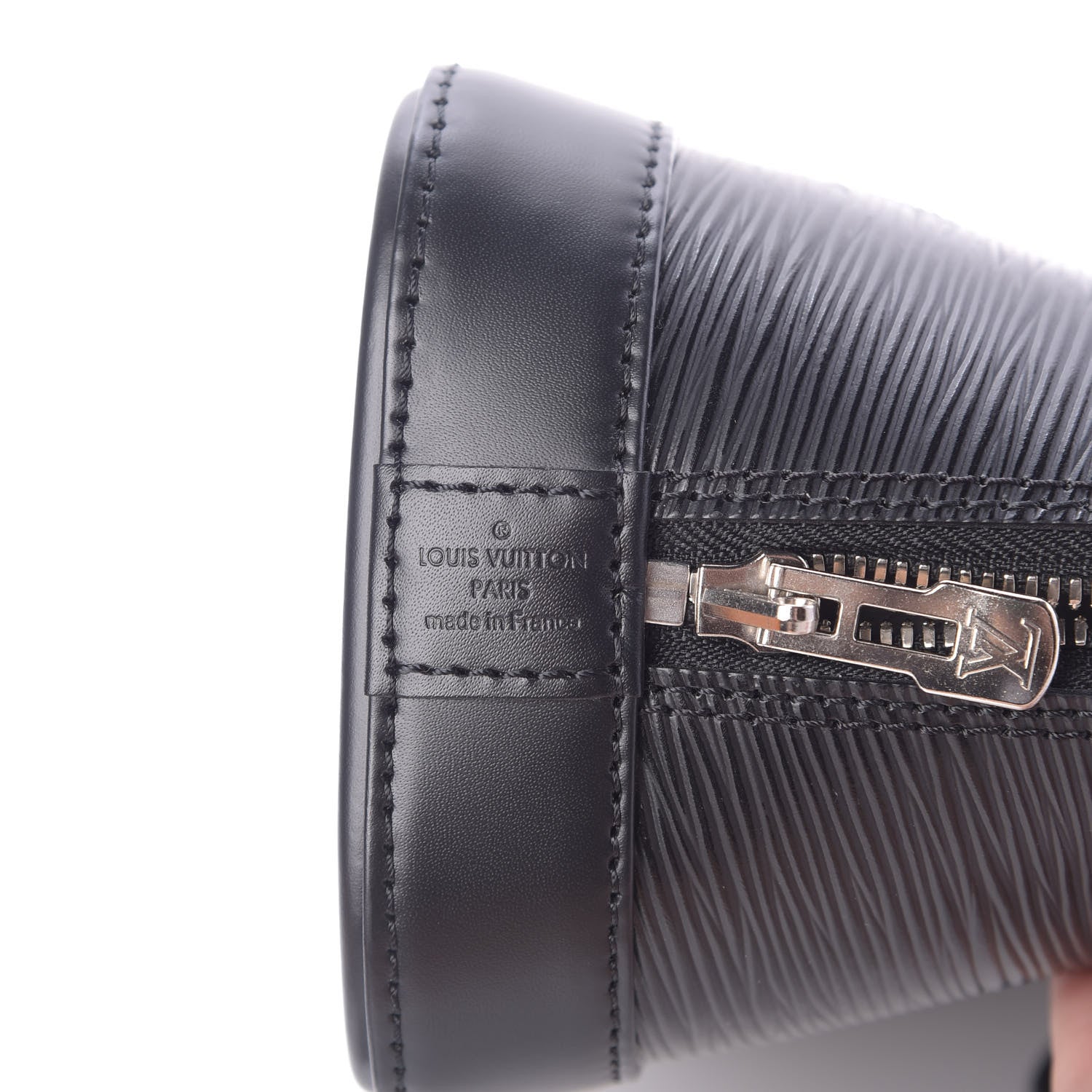 Louis Vuitton Epi Alma BB Black 7 of 12