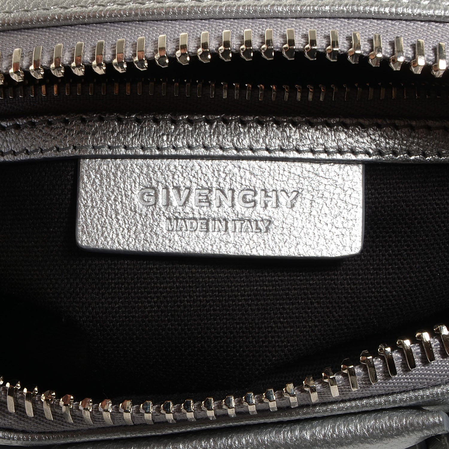 Givenchy Sugar Goatskin Mini Antigona Silver 6 of 12