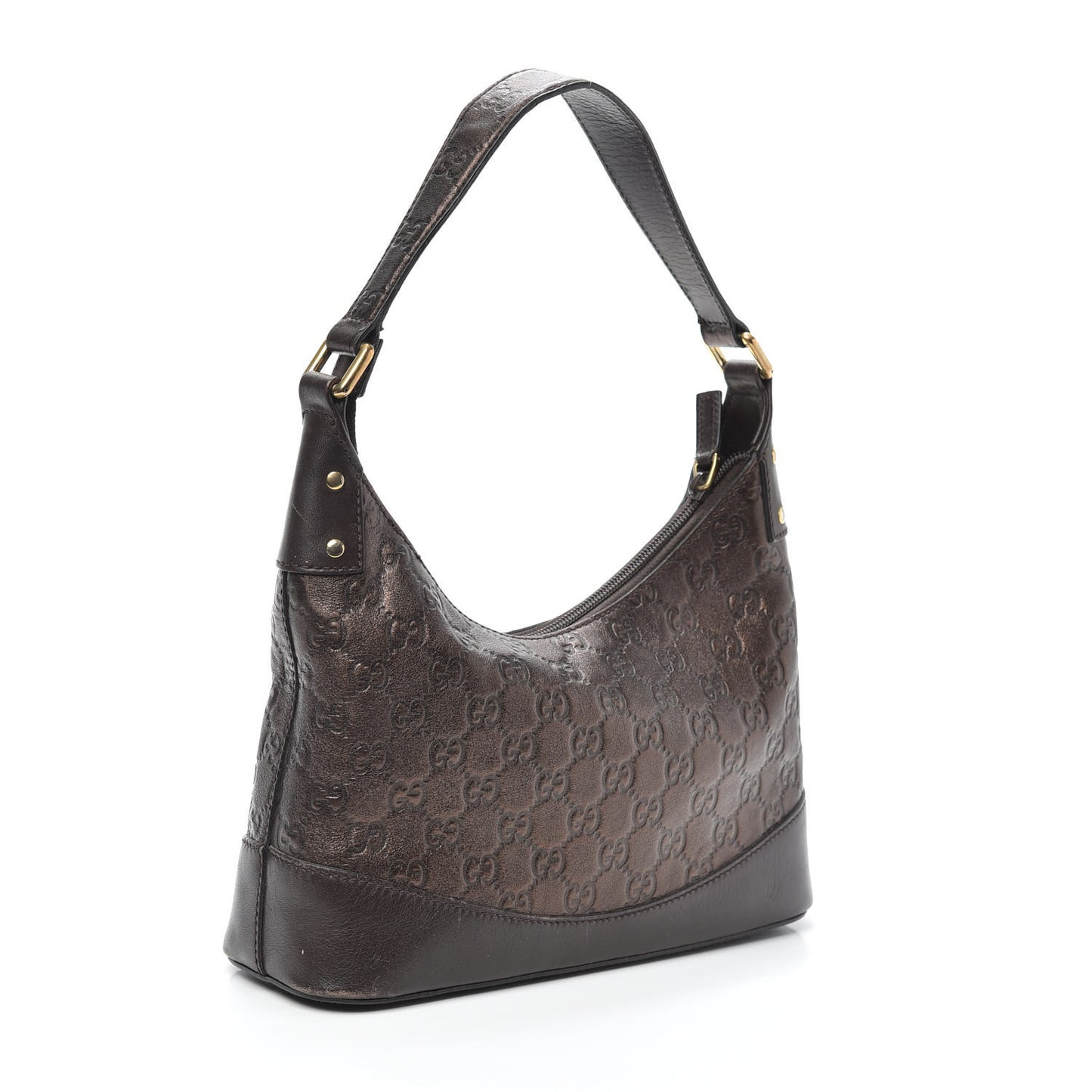 Guccissima Small Hobo Bronze
