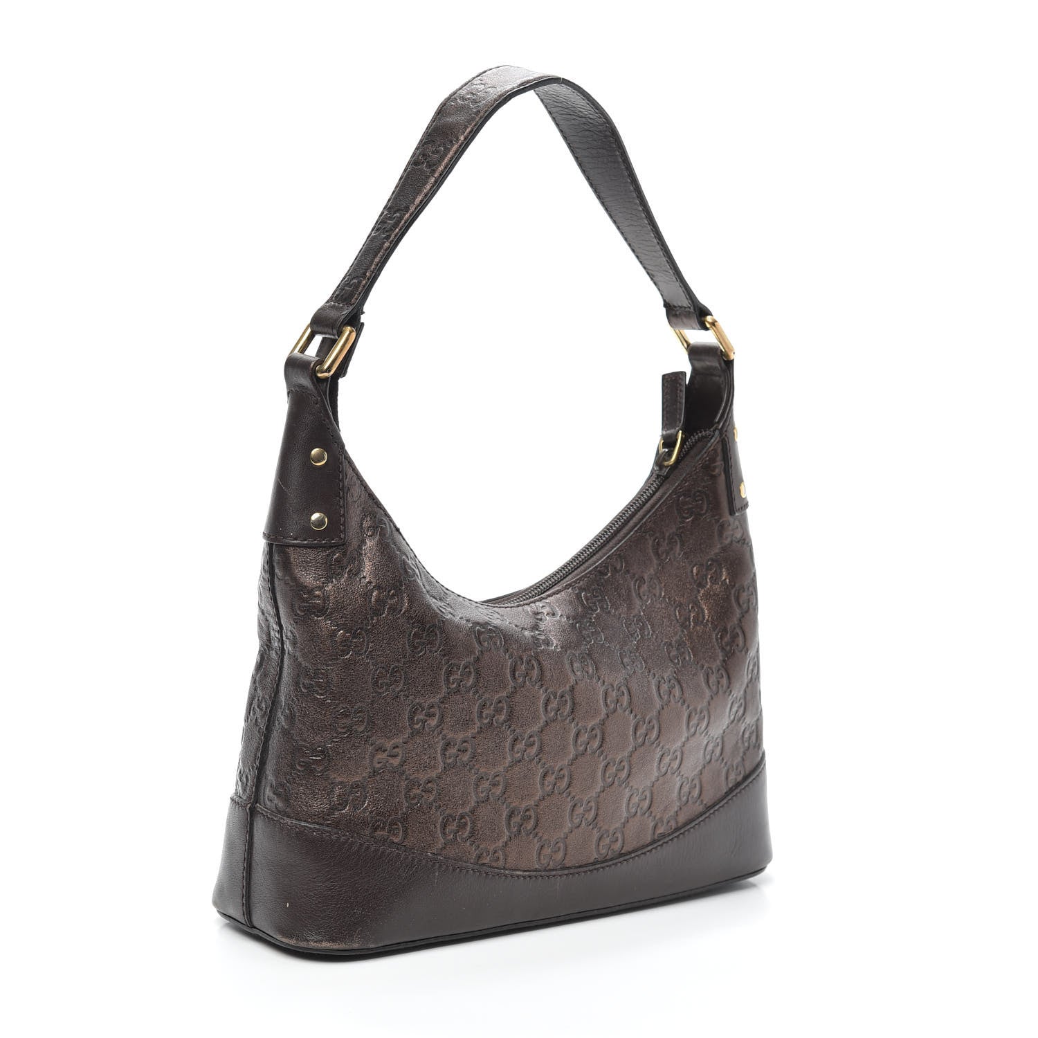 Gucci Guccissima Small Hobo Bronze 3 of 9