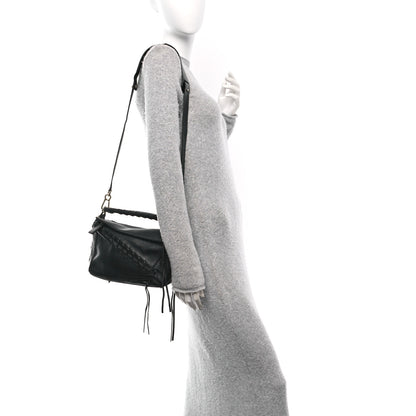 Loewe Calfskin Small Whipstitch Puzzle Bag Black 2 of 10