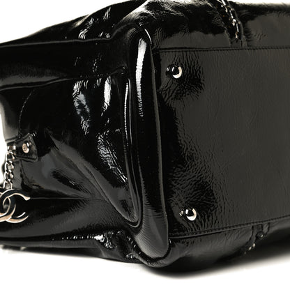 Chanel Patent Calfskin Large Luxe Ligne Tote Black 8 of 10