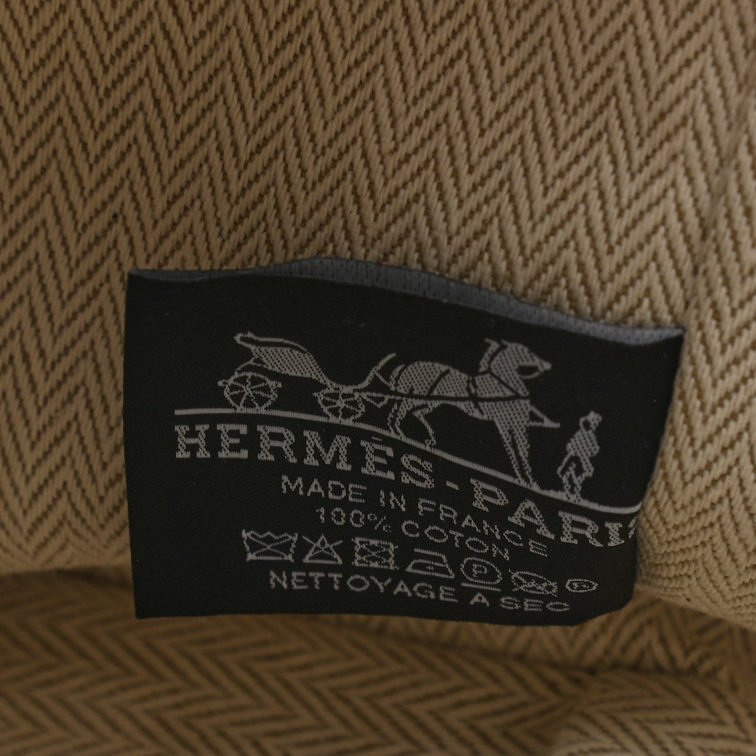 Hermes Canvas Small Bride-A-Brac Pouch Natural 7 of 7