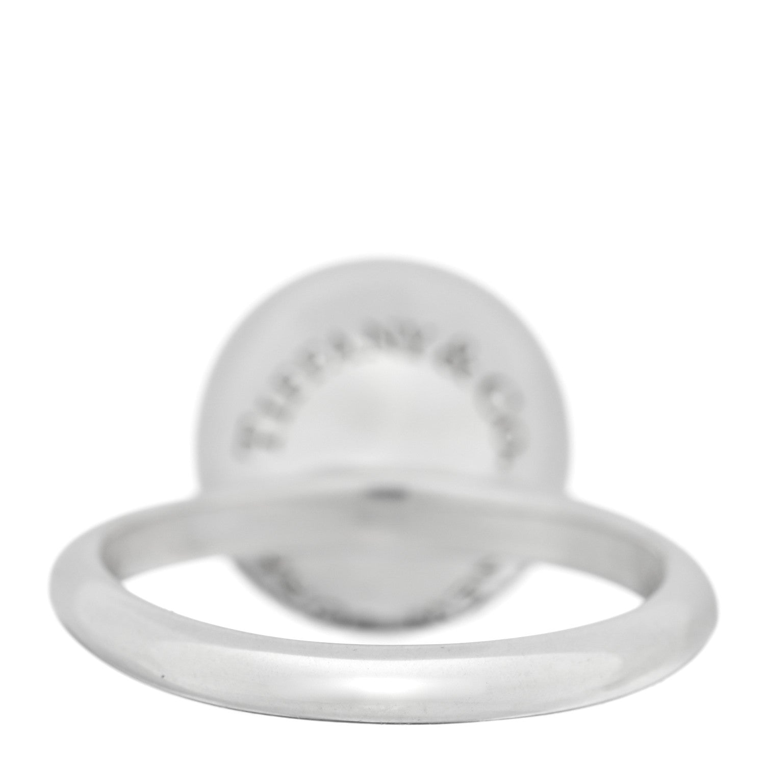 Tiffany Sterling Silver 12mm Hardwear Ball Ring 50 5.5 3 of 4