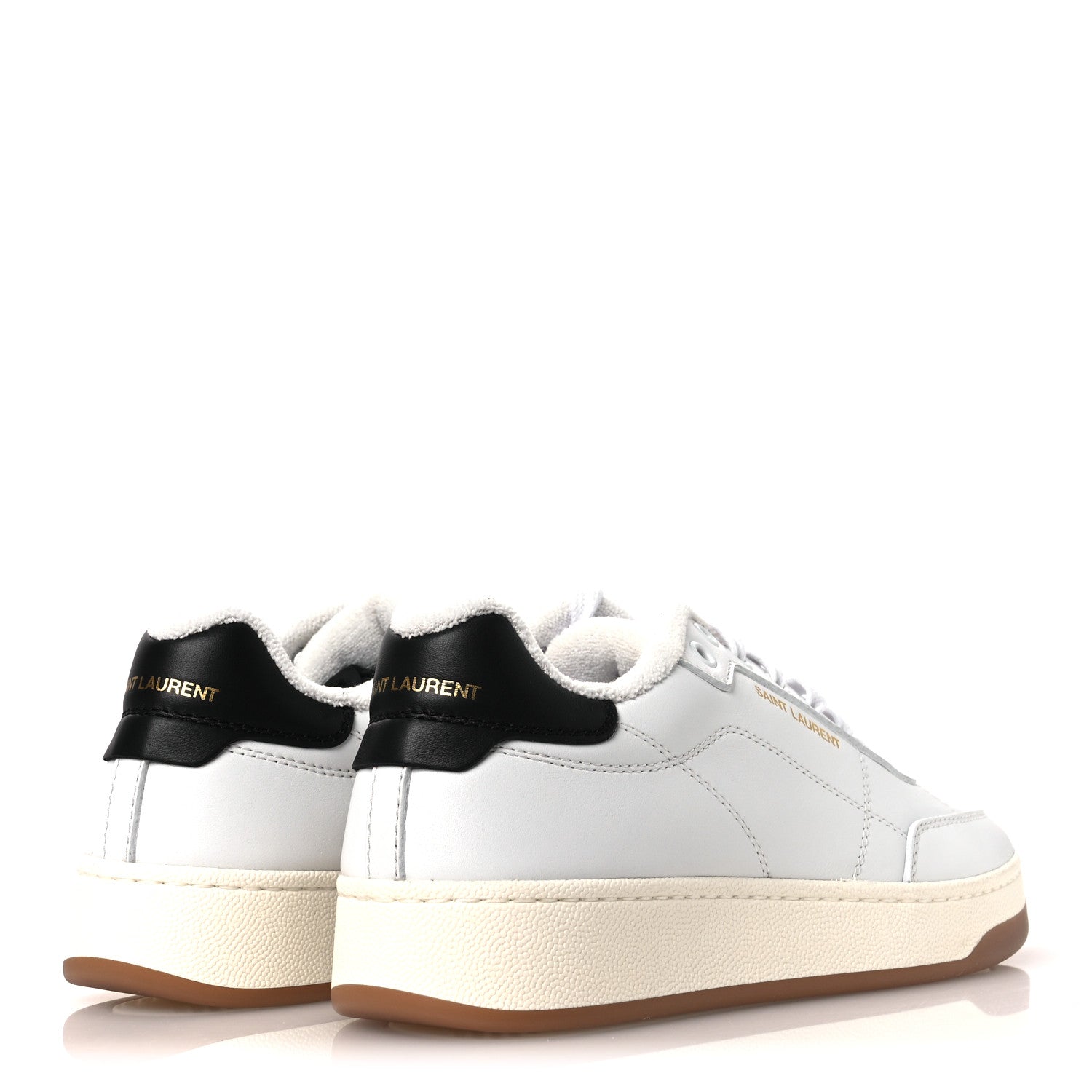 Saint Laurent Calfskin Perforated SL61 Sneakers 40 White 5 of 11