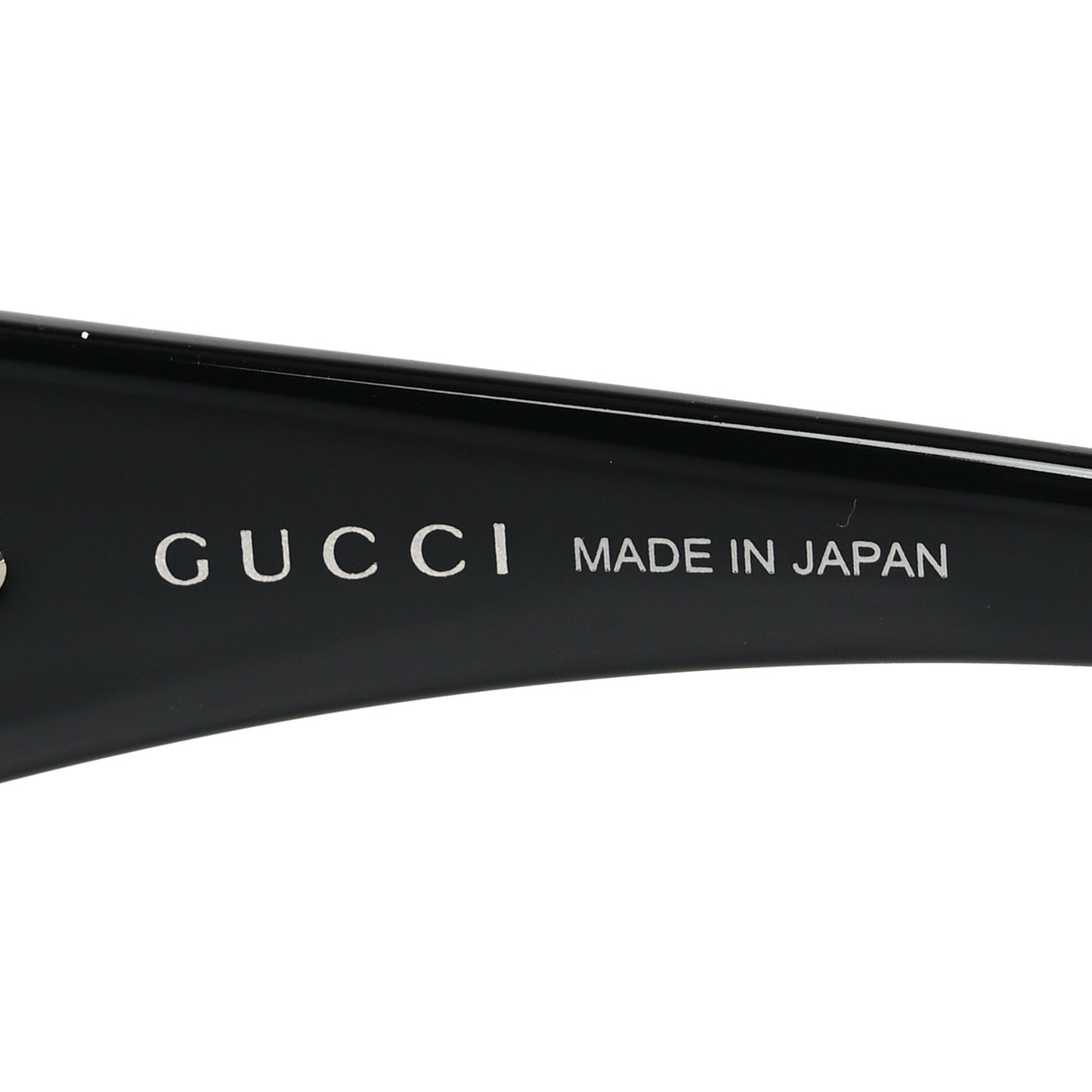 Metal Horsebit Frameless Mask Sunglasses GG2174S Black Silver