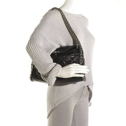 Chanel Washed Lambskin Chain Around Hobo Black 2 of 8