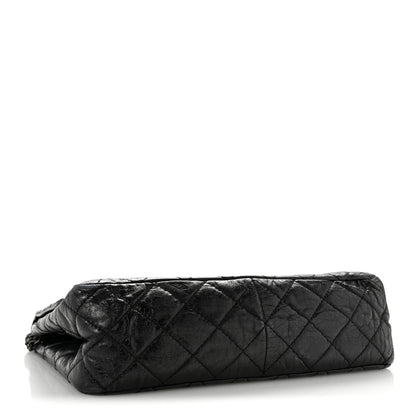Chanel Metallic Aged Calfskin Quilted 2.55 Reissue 227 Flap So Black 4 of 14