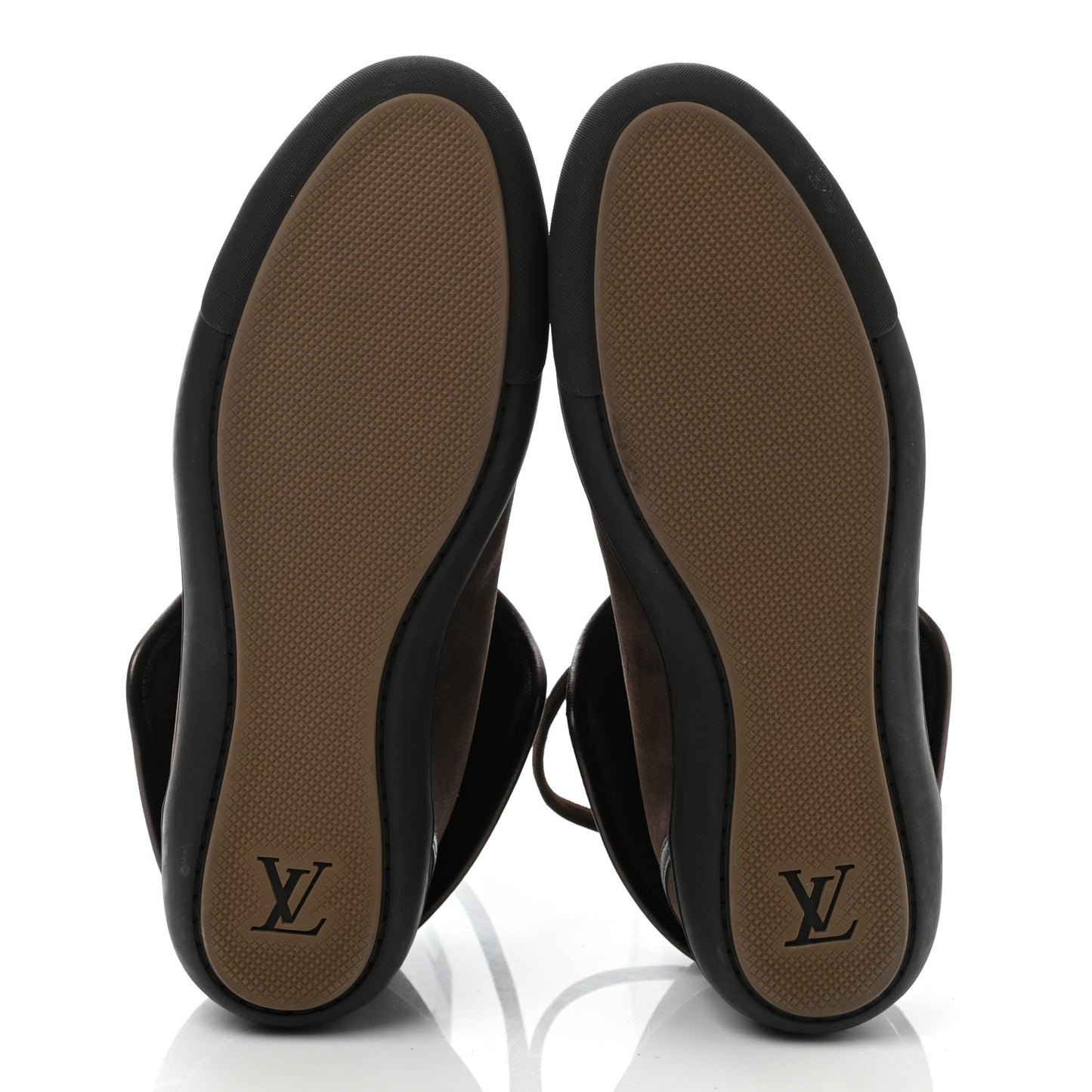 Calfskin Monogram Brea Sneaker 37 Brown