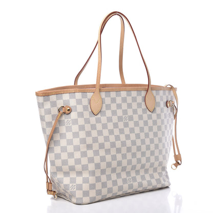 Louis Vuitton Damier Azur Neo Neverfull MM Rose Ballerine 2 of 10