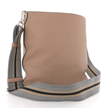 Prada Vitello Phenix Embossed Logo Shoulder Bag Cammeo 3 of 12