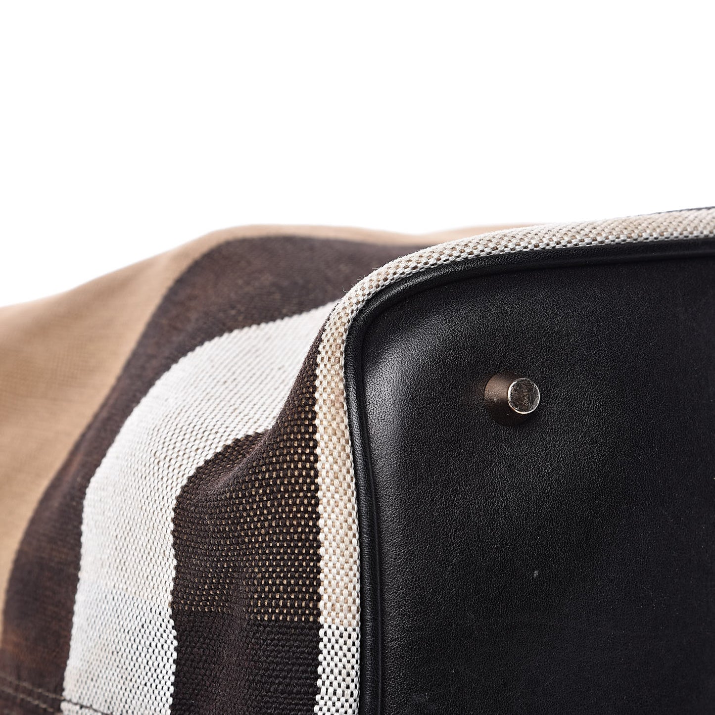 Canvas Mega Check Medium Ashby Hobo Black