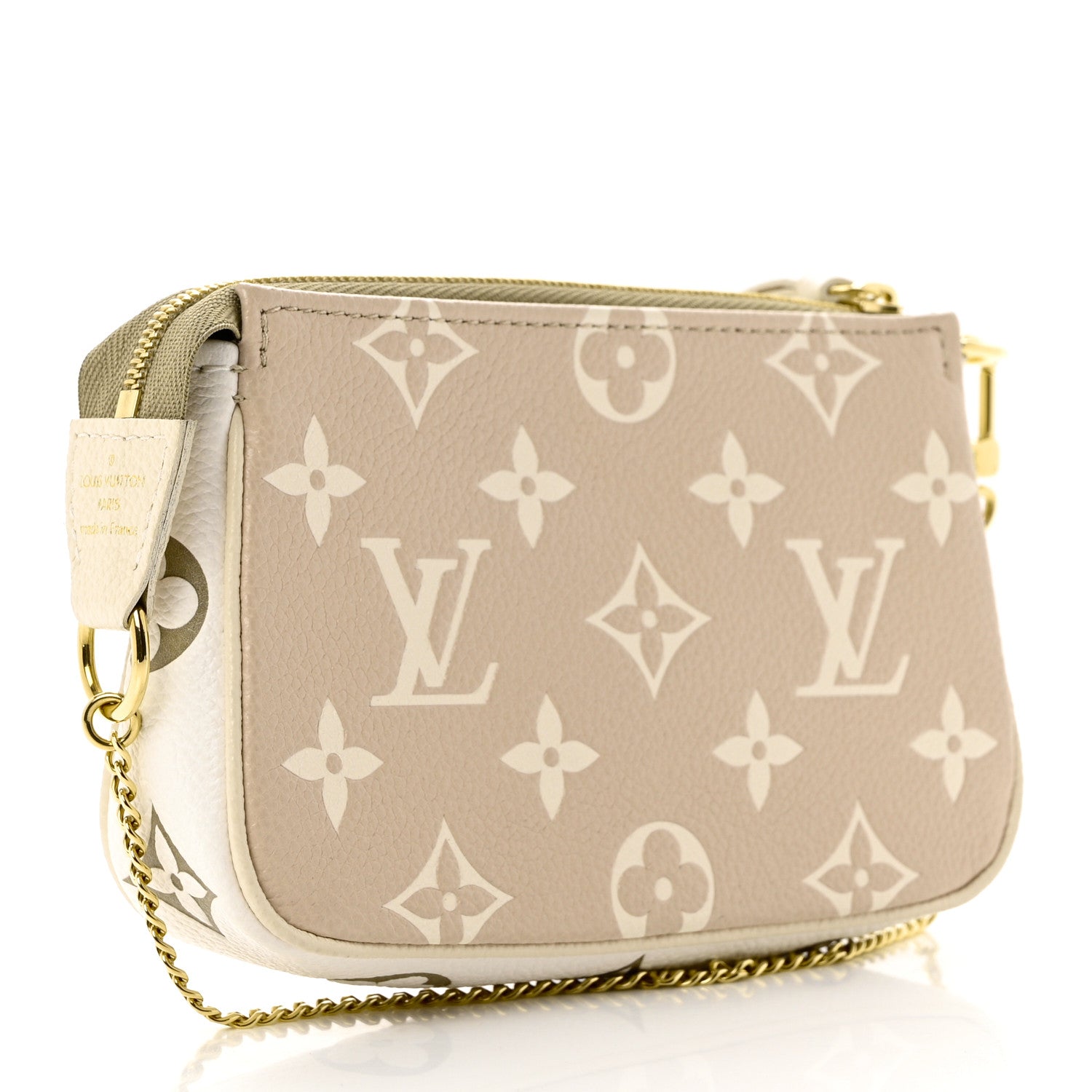 Louis Vuitton Empreinte Spring in the City Mini Pochette Accessories Kaki Beige Cream 3 of 6